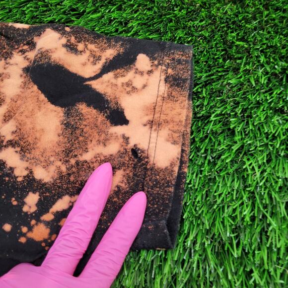 ACDC Bleached Shirt Women Medium 19x26 Highway-to-Hell Faded - Picture 10 of 16